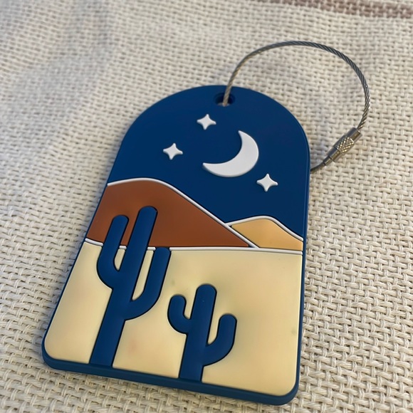 NWOT Cactus Moon Luggage Tag - Picture 1 of 2